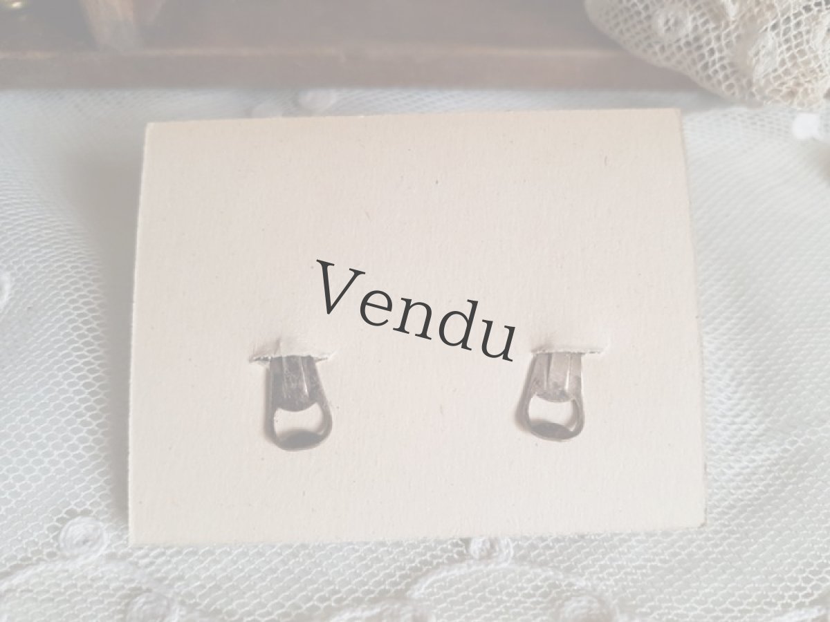 画像5: フランスヴィンテージ　イヤリング Vert (5)