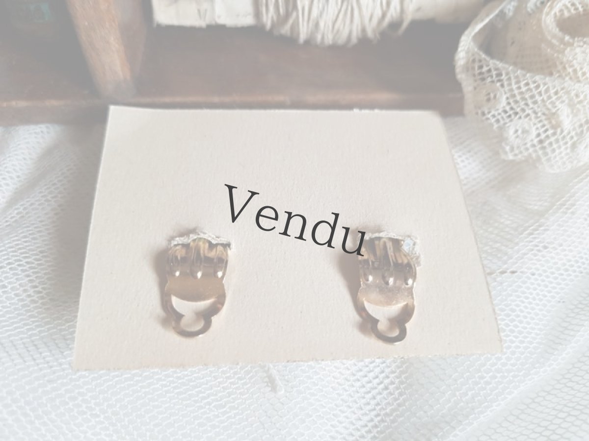 画像4: フランスヴィンテージ　イヤリング 3 Couleurs (4)