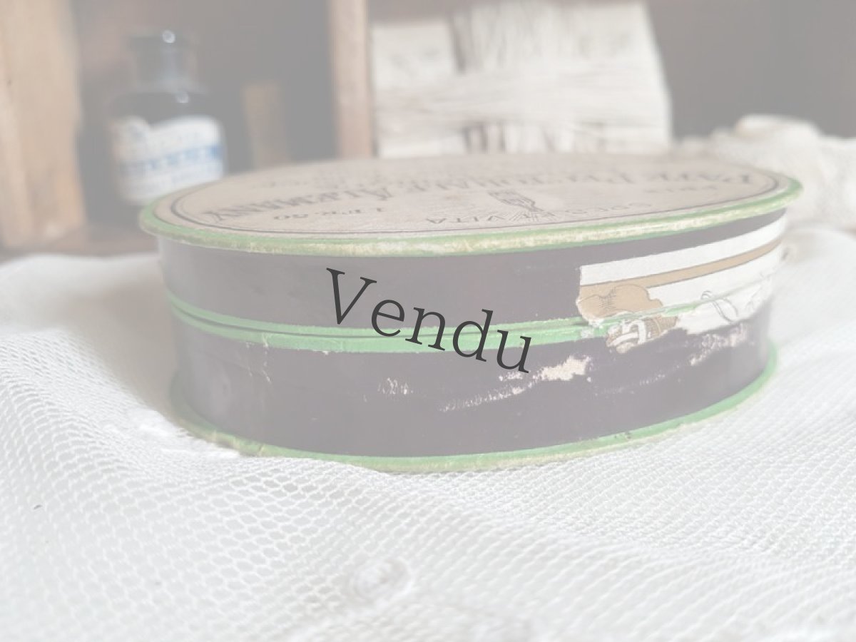 画像11: フランスアンティーク　たっぷりビーズ入りファーマシーボックス (11)