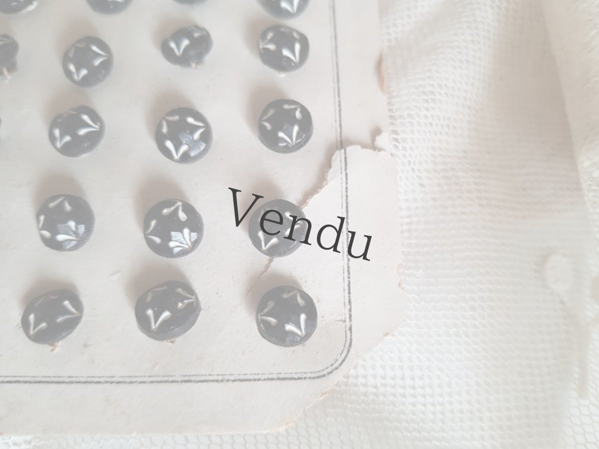 画像5: フランスアンティーク　エクセルシオールなボタンシート 8mm (5)