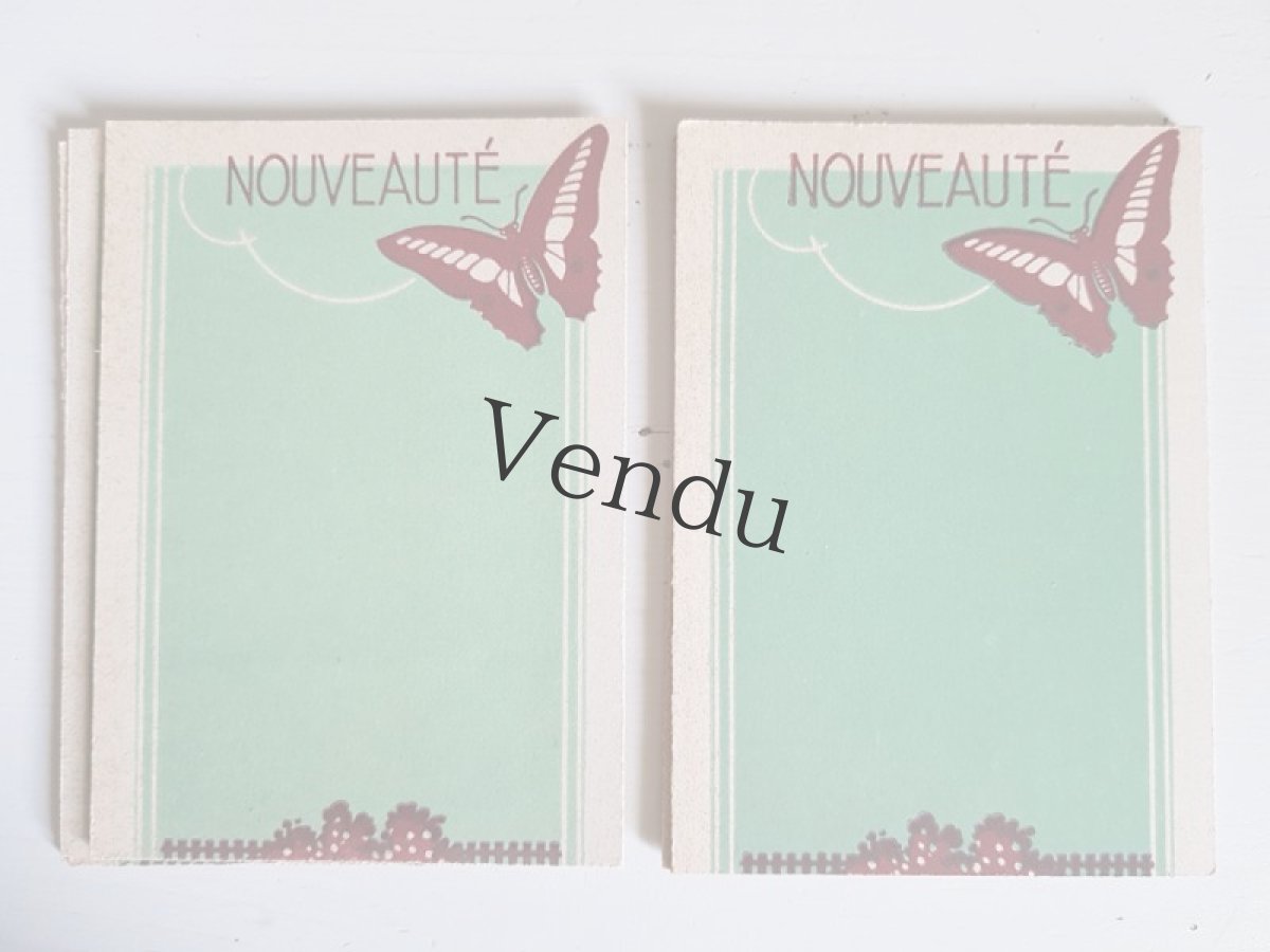 画像2: フランスアンティーク　未使用ボタンシート NOUVEAUTÉ (2)
