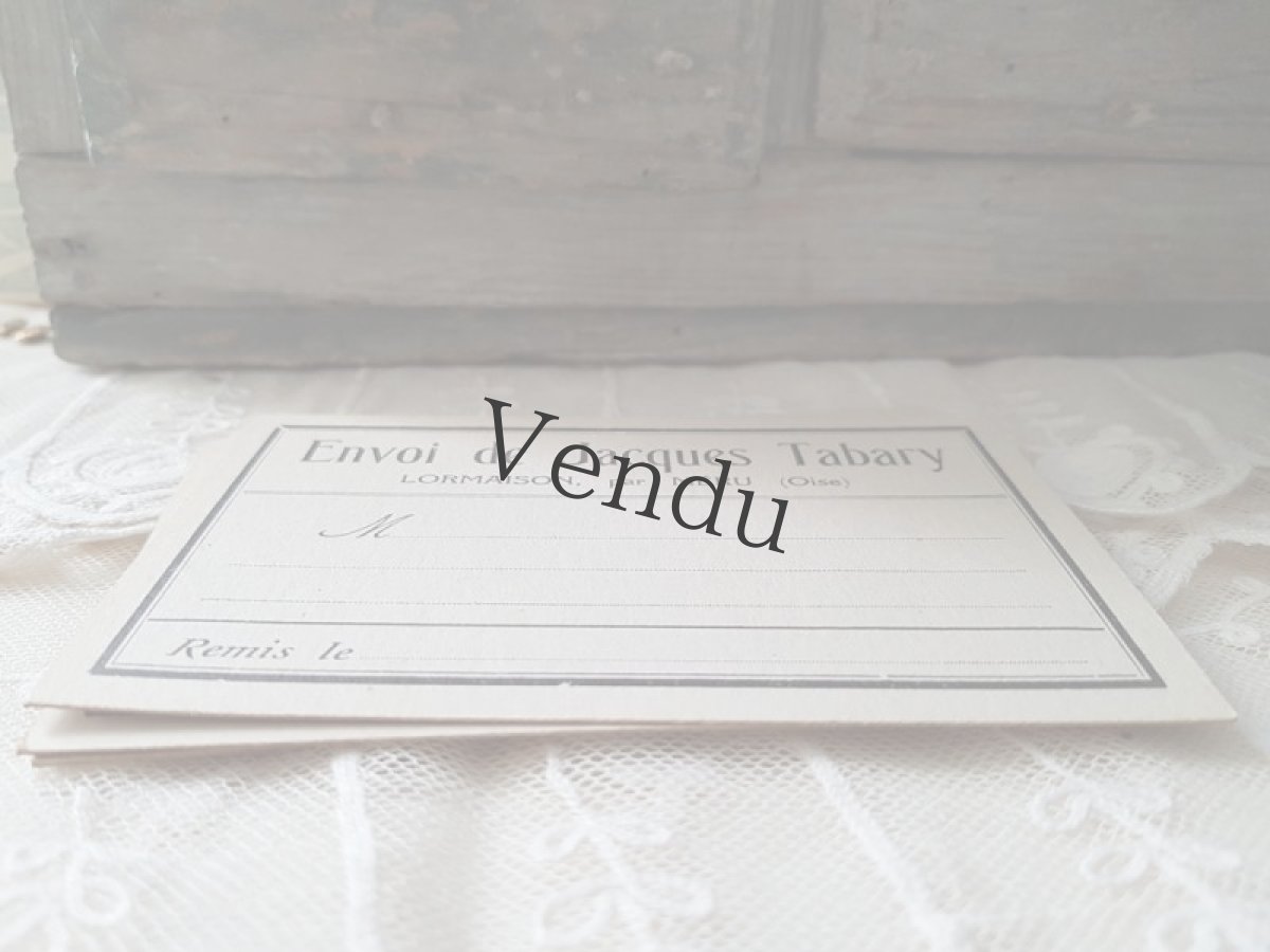 画像3: フランスヴィンテージ　Jacques Tabaryさんからのカード (3)