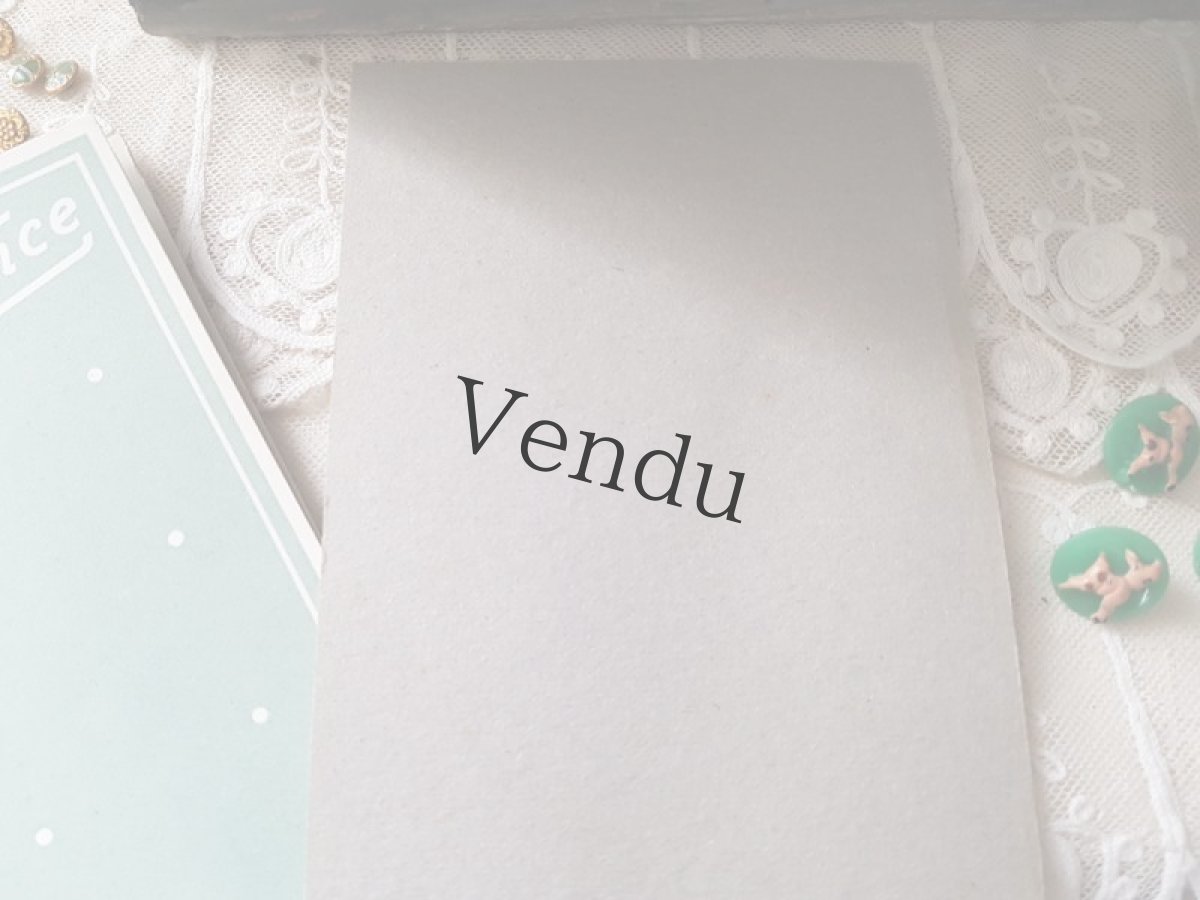 画像5: フランスヴィンテージ　未使用ボタンシート Elégance (5)