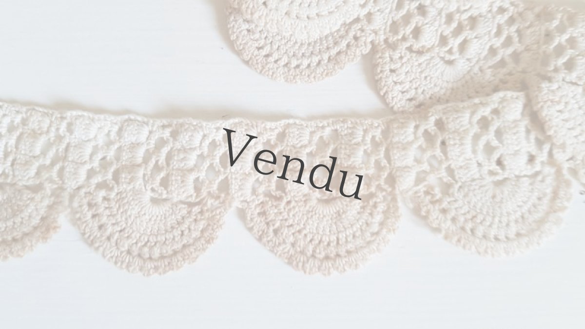 画像2: 【Ｆ様ご予約品】フランスアンティーク　スカラップレース (2)