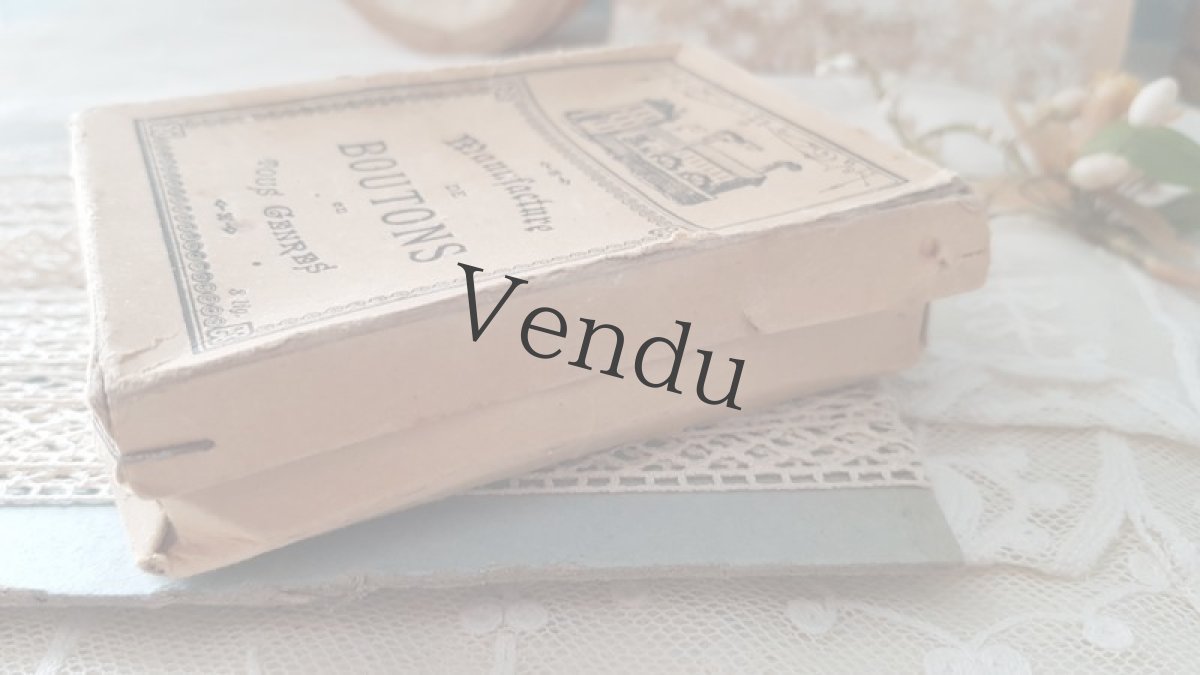 画像4: フランスアンティーク　ボタン箱 (4)