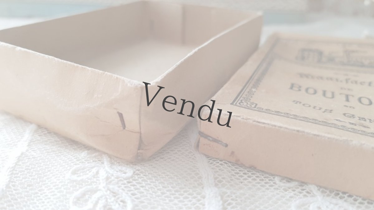 画像6: フランスアンティーク　ボタン箱 (6)