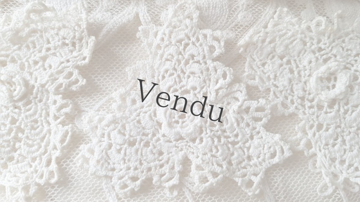 画像4: フランスヴィンテージ　アイリッシュクロッシェレースモチーフB (4)