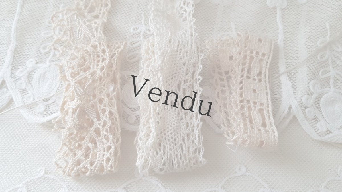 画像9: フランスヴィンテージ　メルスリーセット《Rose et Bleu marine》 (9)