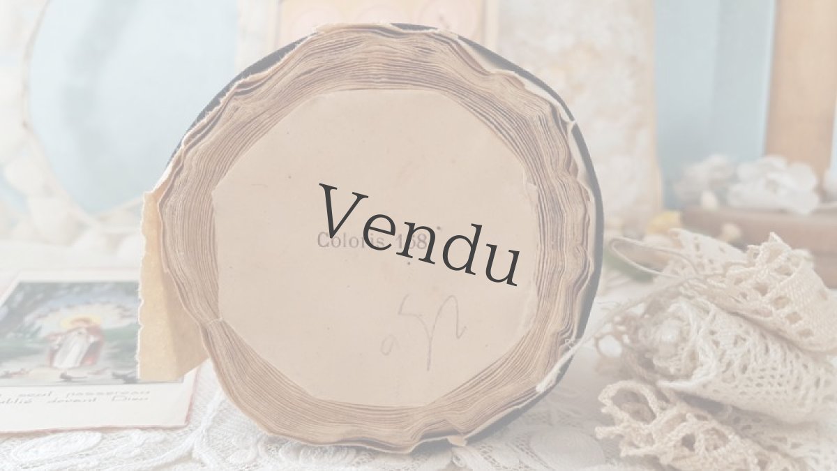 画像5: フランスヴィンテージ　メルスリーセット《Rose et Bleu marine》 (5)