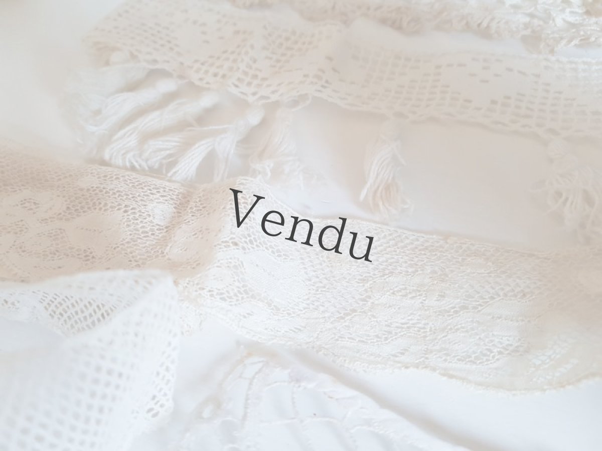 画像11: フランスアンティーク　レースセット10種 7m以上〜 (11)