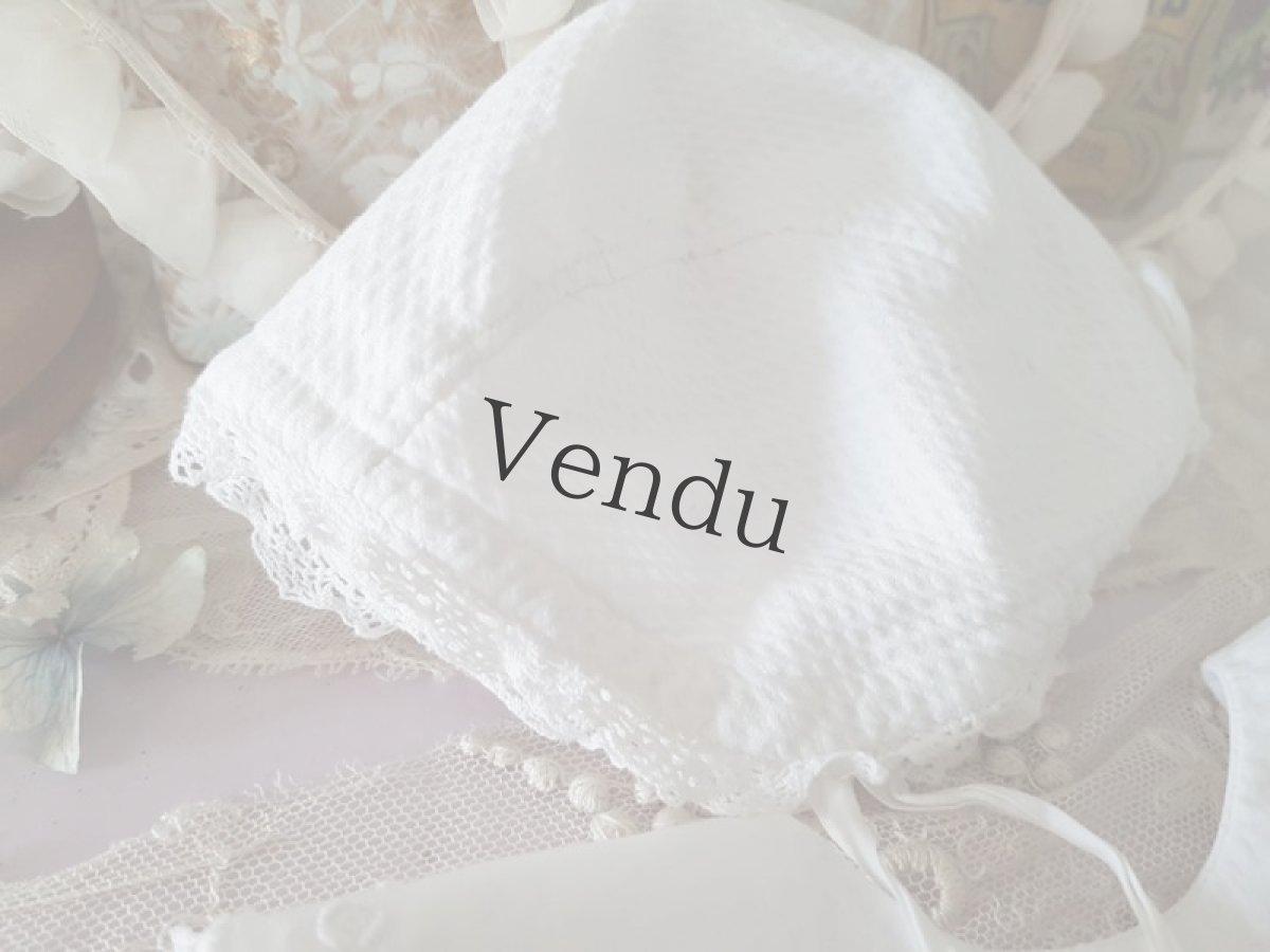 画像5: フランスヴィンテージ　バボワール２種とボネのセット (5)