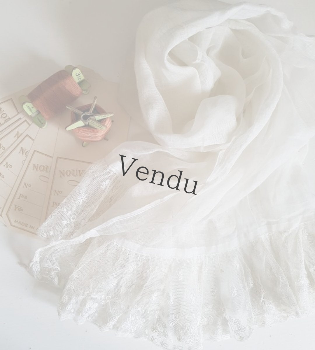 画像6: フランスアンティーク　ふわふわラペット (6)