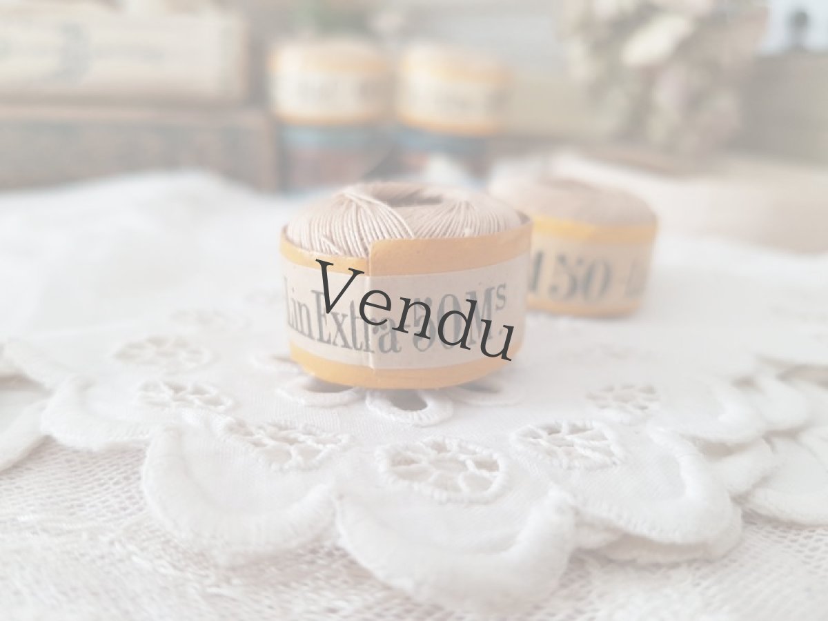 画像3: フランスアンティーク　ROGEZ A LILLE 小さな糸玉 リネン 120 (3)