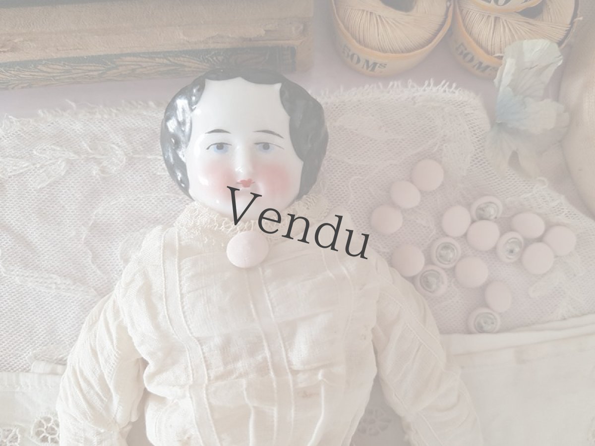 画像4: フランスヴィンテージ　くるみボタン 9mm ２個セット (4)