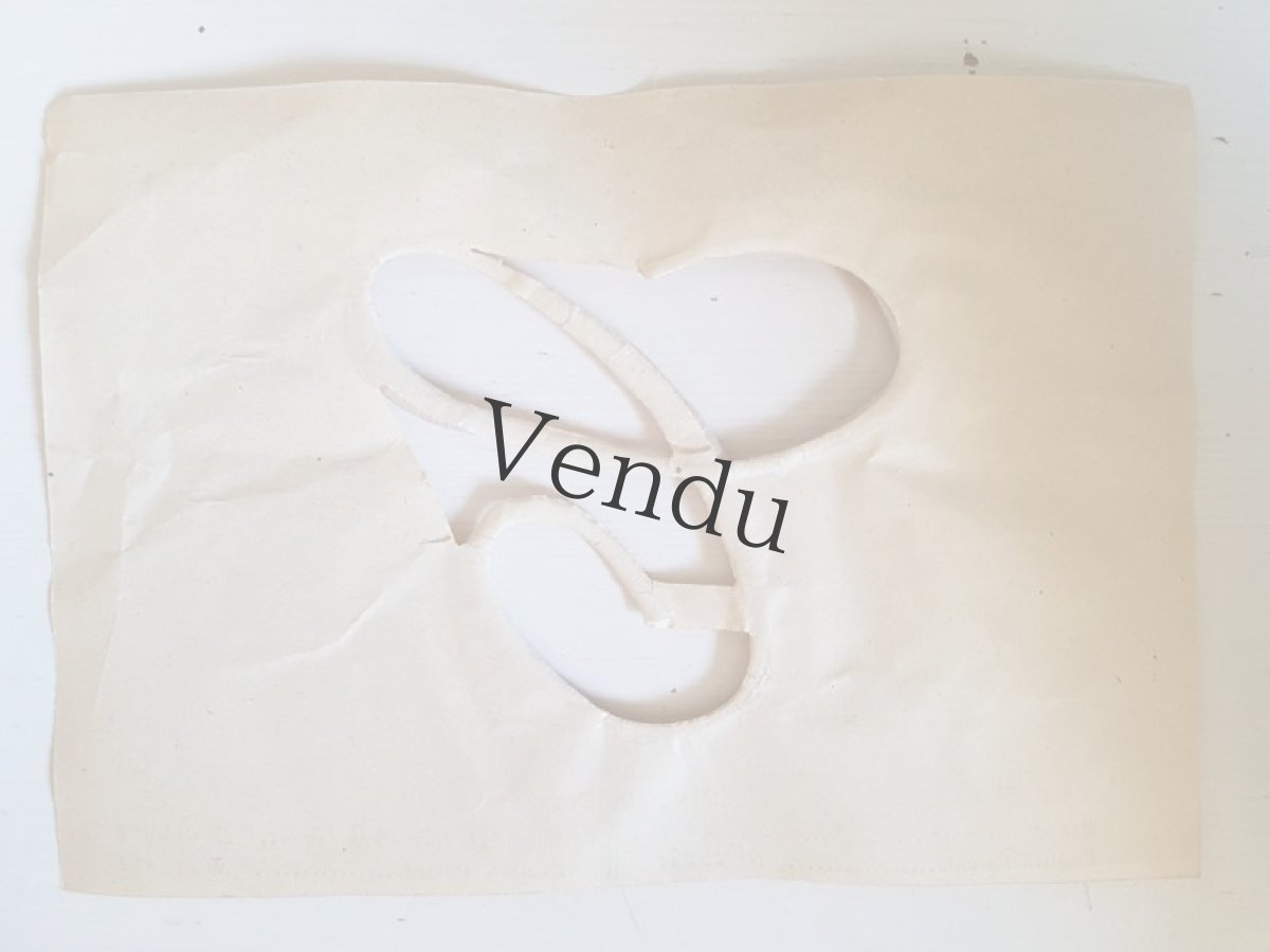 画像4: フランスアンティーク　Plumetis-Express No.8 刺繍用モノグラム "C" (4)