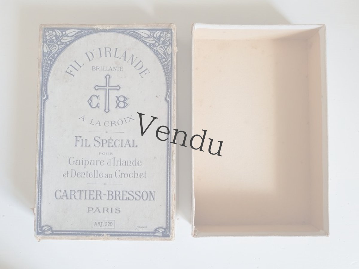 画像7: フランスアンティーク　CARTIER-BRESSONの紙箱 (7)