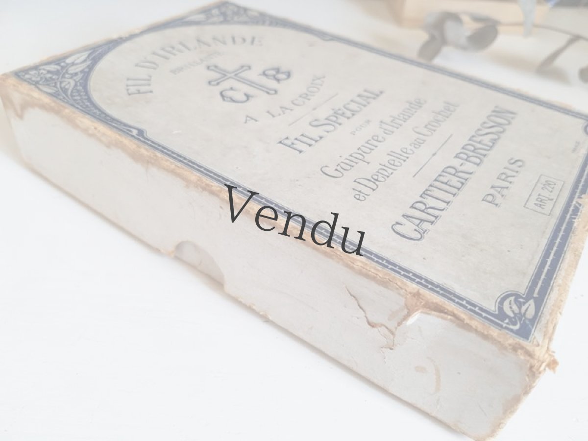 画像4: フランスアンティーク　CARTIER-BRESSONの紙箱 (4)