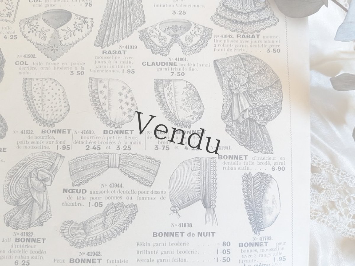 画像10: フランスアンティーク 1900年前後 Au Bon Marché Paris / Trousseaux Linge de Maisonカタログ (10)