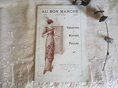 画像1: フランスアンティーク 1910年代 Au Bon Marché Paris / Voilette, Ruches, Tulles カタログ I (1)