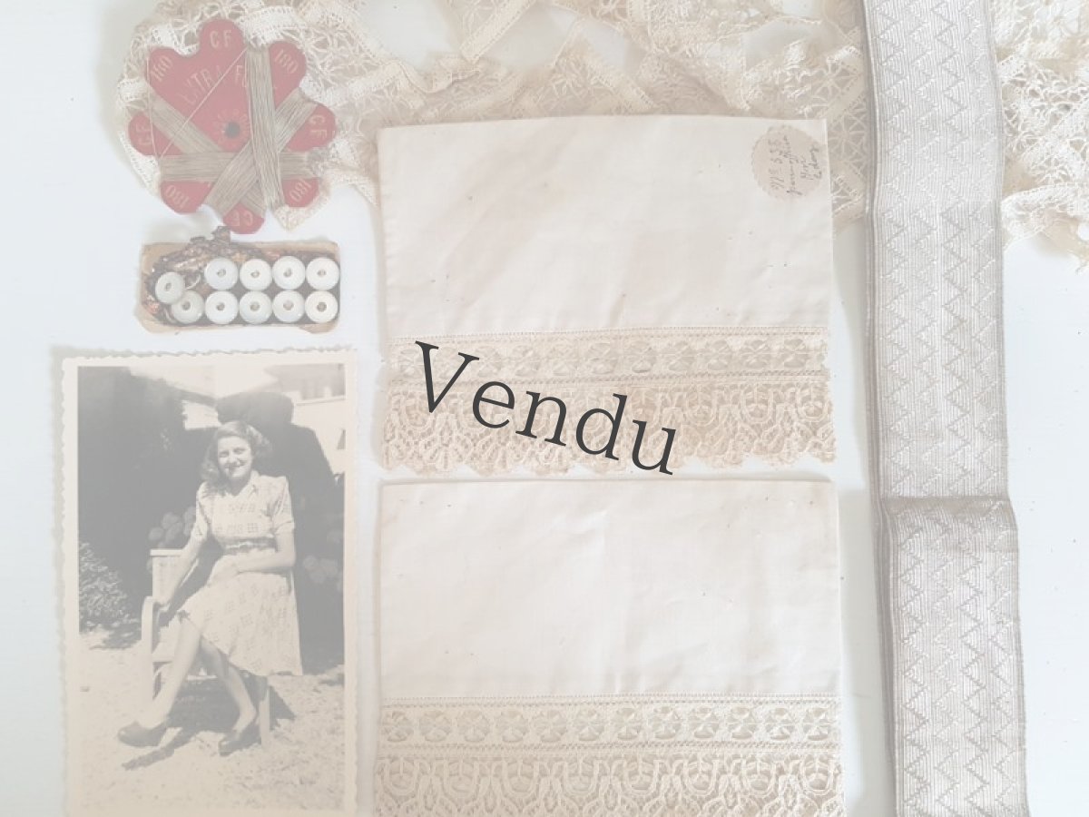 画像10: フランスアンティーク　メルスリーセット《Écru-doré》 (10)