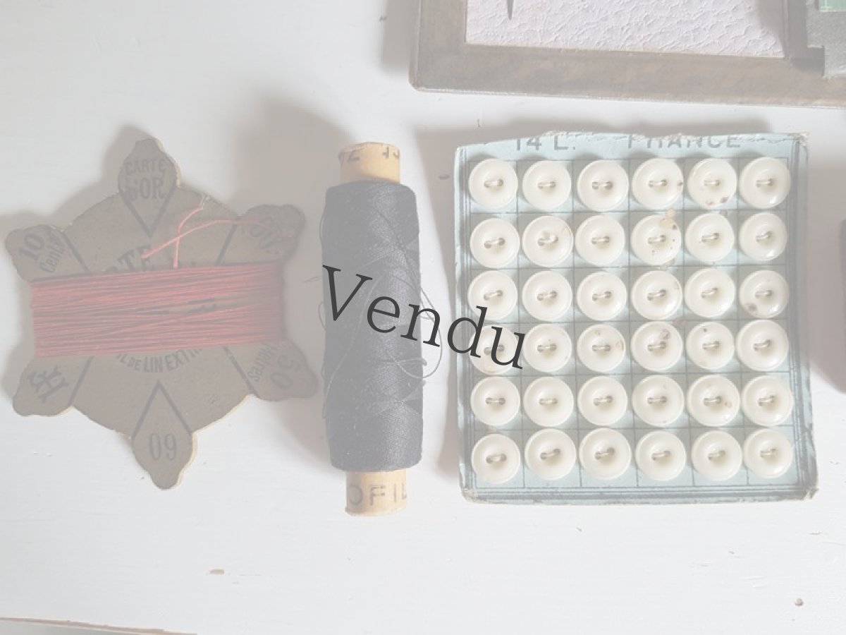 画像7: フランスアンティーク　AU BON MARCHE PARISの箱入りブロカントセット  (7)