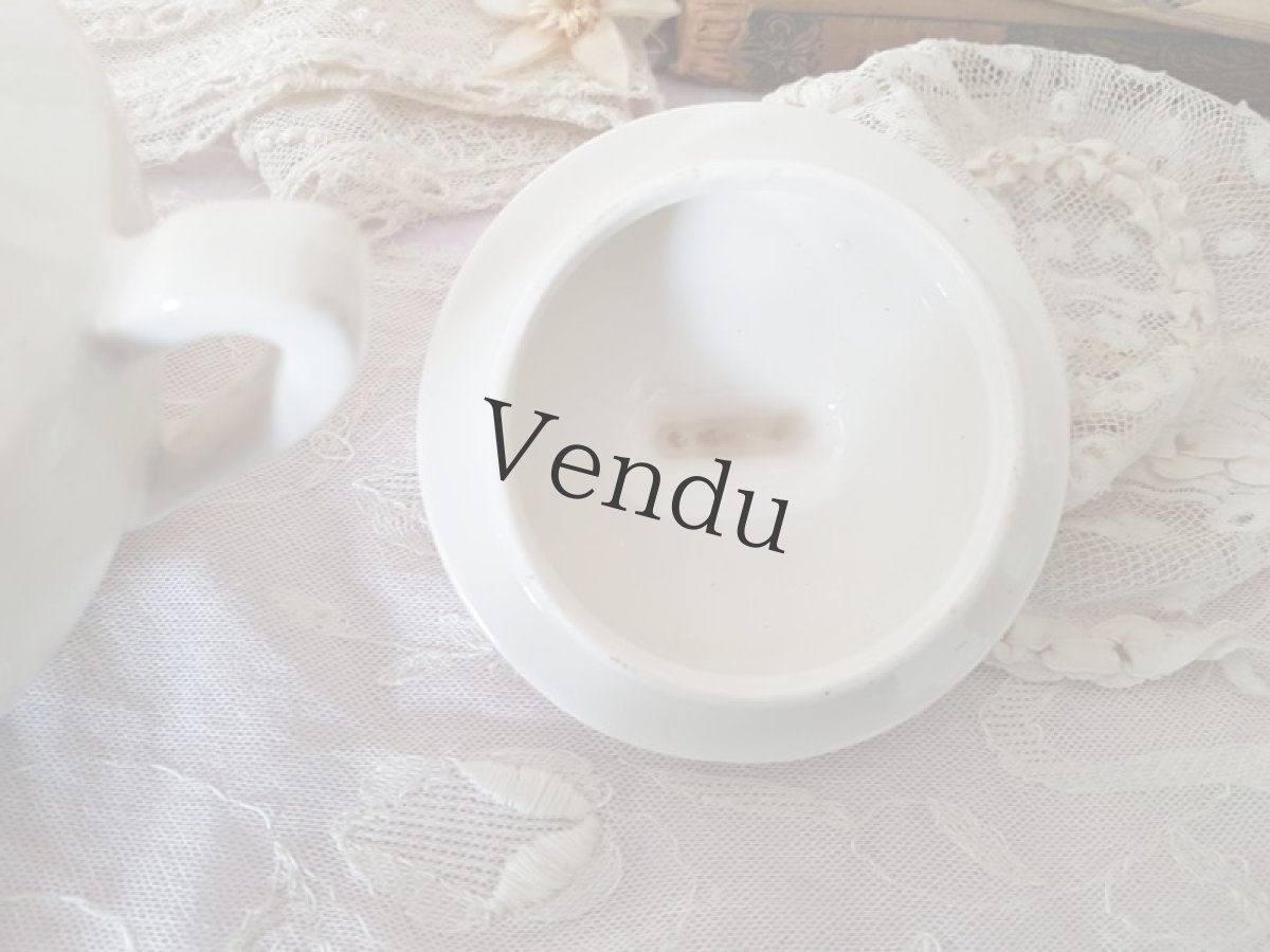 画像7: フランスアンティーク　ディゴアン サルグミンヌ　ばらのシュガーポット《CANNE》 (7)