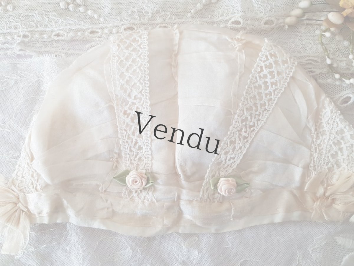 画像5: フランスヴィンテージ　小さなばらのモチーフ (5)