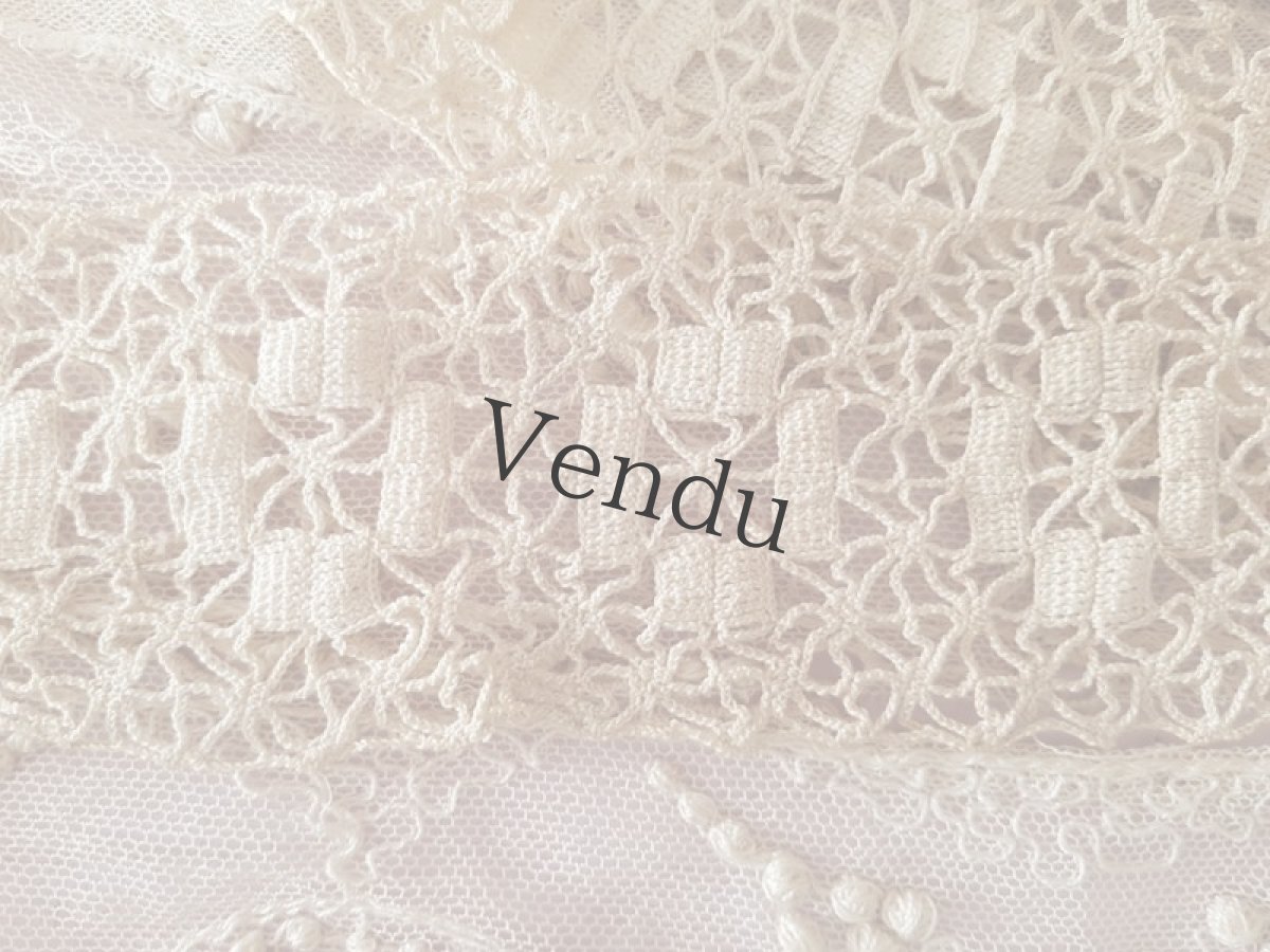 画像2: フランスアンティーク　クロッシェレース 150cm (2)