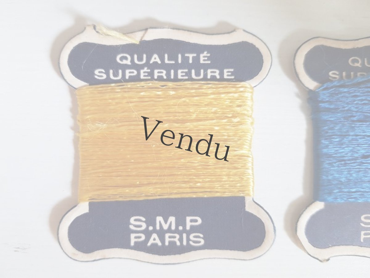 画像2: フランスヴィンテージ　小さな糸巻き S.M.P PARIS 2色セット (2)