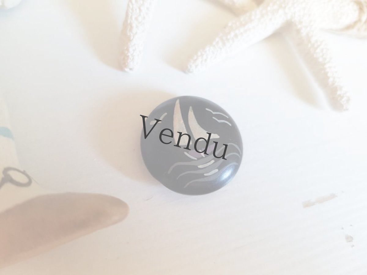 画像2: フランスヴィンテージ　レトロなヨットボタン 22mm (2)