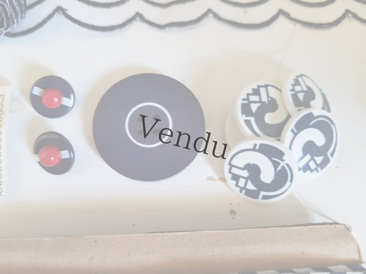 画像4: フランスヴィンテージ　メルスリーセット《フレンチマリン》 (4)