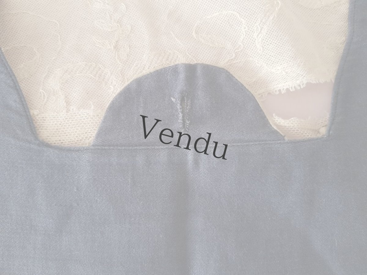 画像4: フランスアンティーク　水兵さんのセーラー襟 (4)