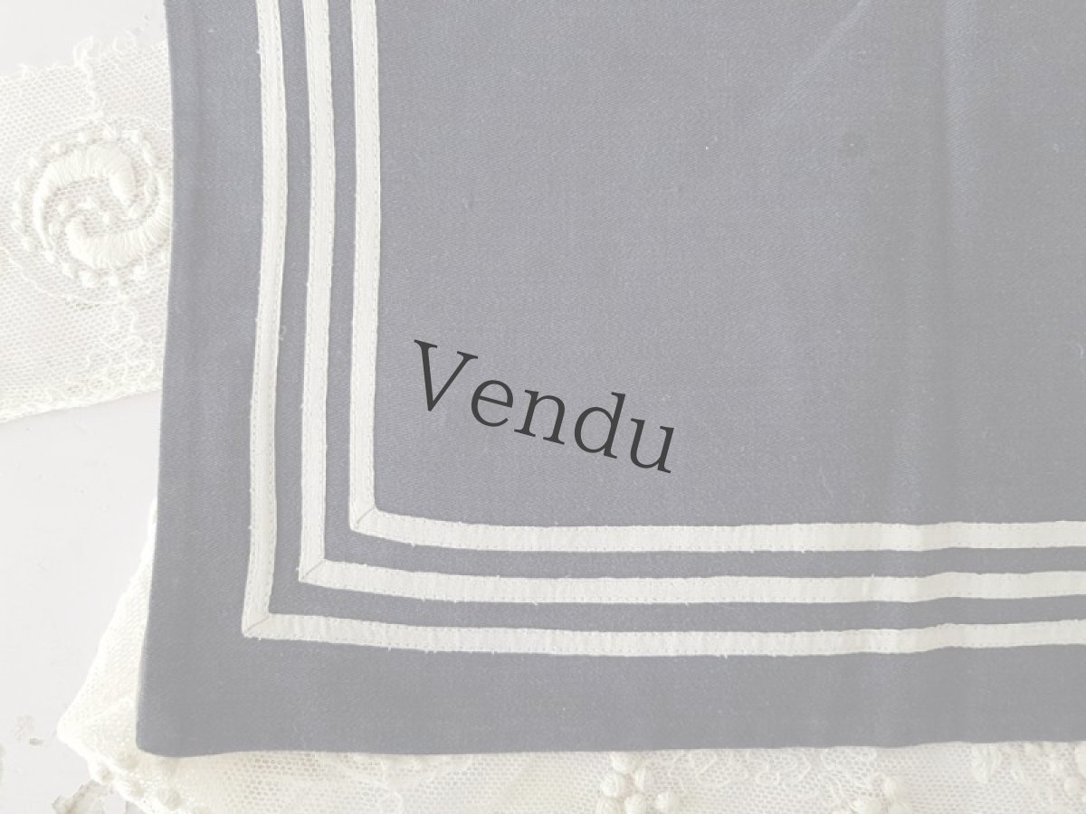 画像11: フランスアンティーク　水兵さんのセーラー襟 (11)