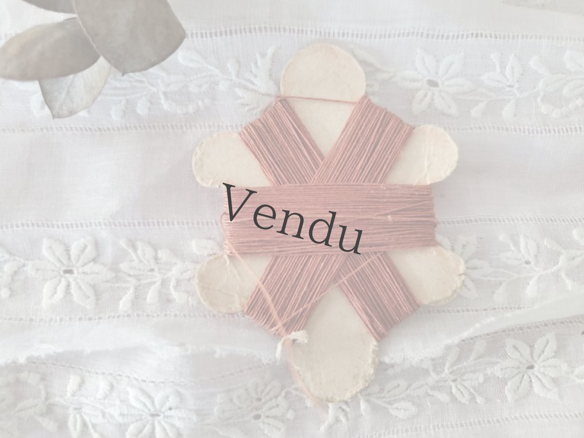 画像5: フランスアンティーク　ノルマンディーCSF リネン糸巻き (5)