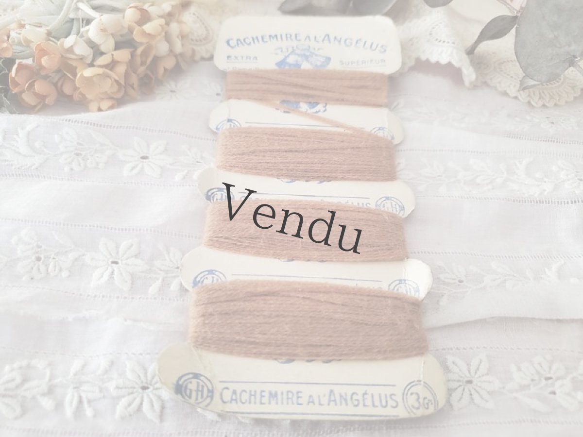 画像4: フランスアンティーク　カシミアの糸巻き CACHEMIRE A L'ANGÉLUS (4)