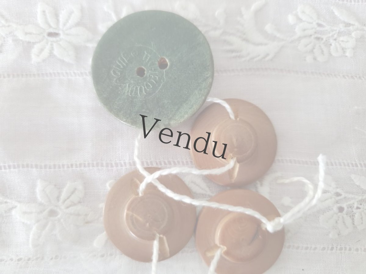 画像6: 【HOLD】フランスヴィンテージ　メルスリーセット《Vert olive》 (6)