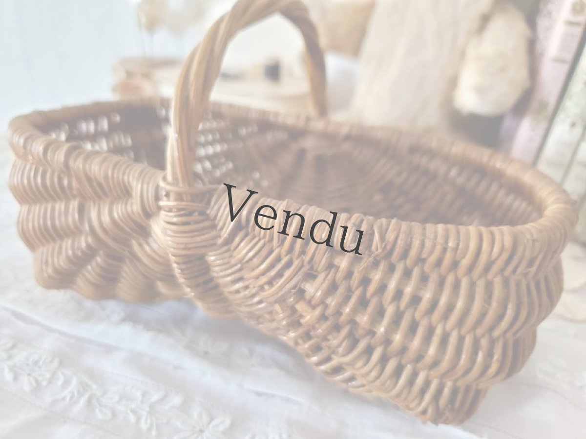 画像2: フランス蚤の市　ちいさなパニエ (2)