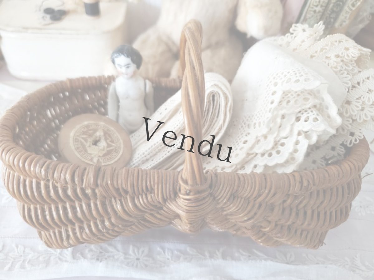 画像6: フランス蚤の市　ちいさなパニエ (6)