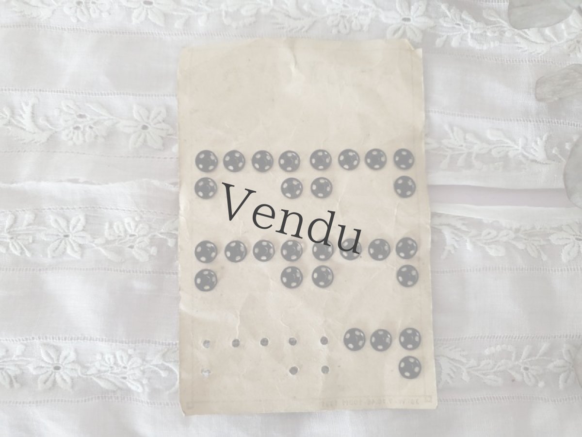 画像5: フランスヴィンテージ　スナップボタンシート VEUTENIR (5)