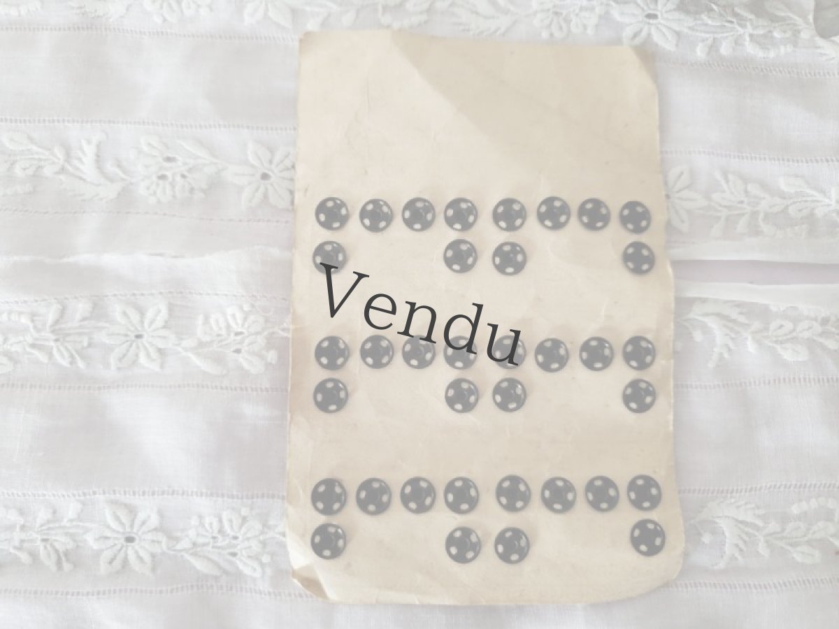 画像9: フランスヴィンテージ　スナップボタンシート VEUTENIR (9)