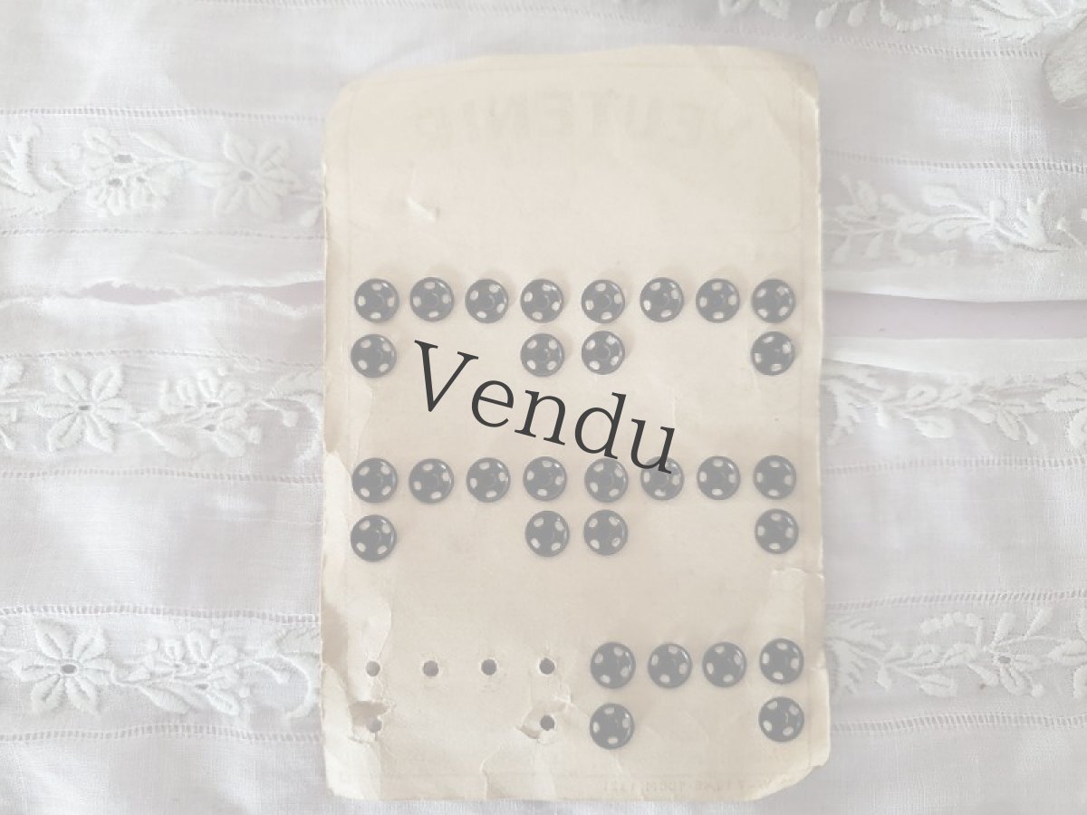 画像13: フランスヴィンテージ　スナップボタンシート VEUTENIR (13)