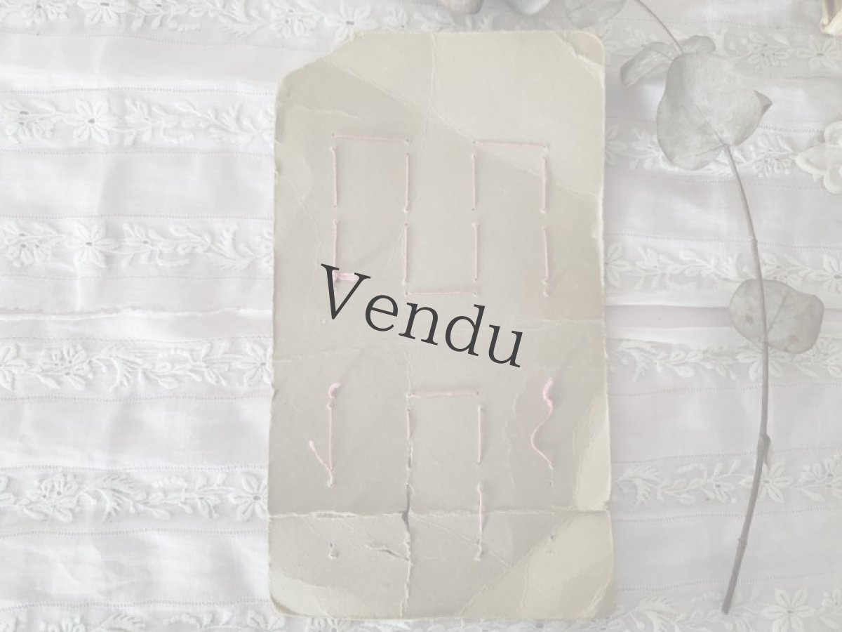 画像6: フランスヴィンテージ　プラスティックボタンシート rose (6)