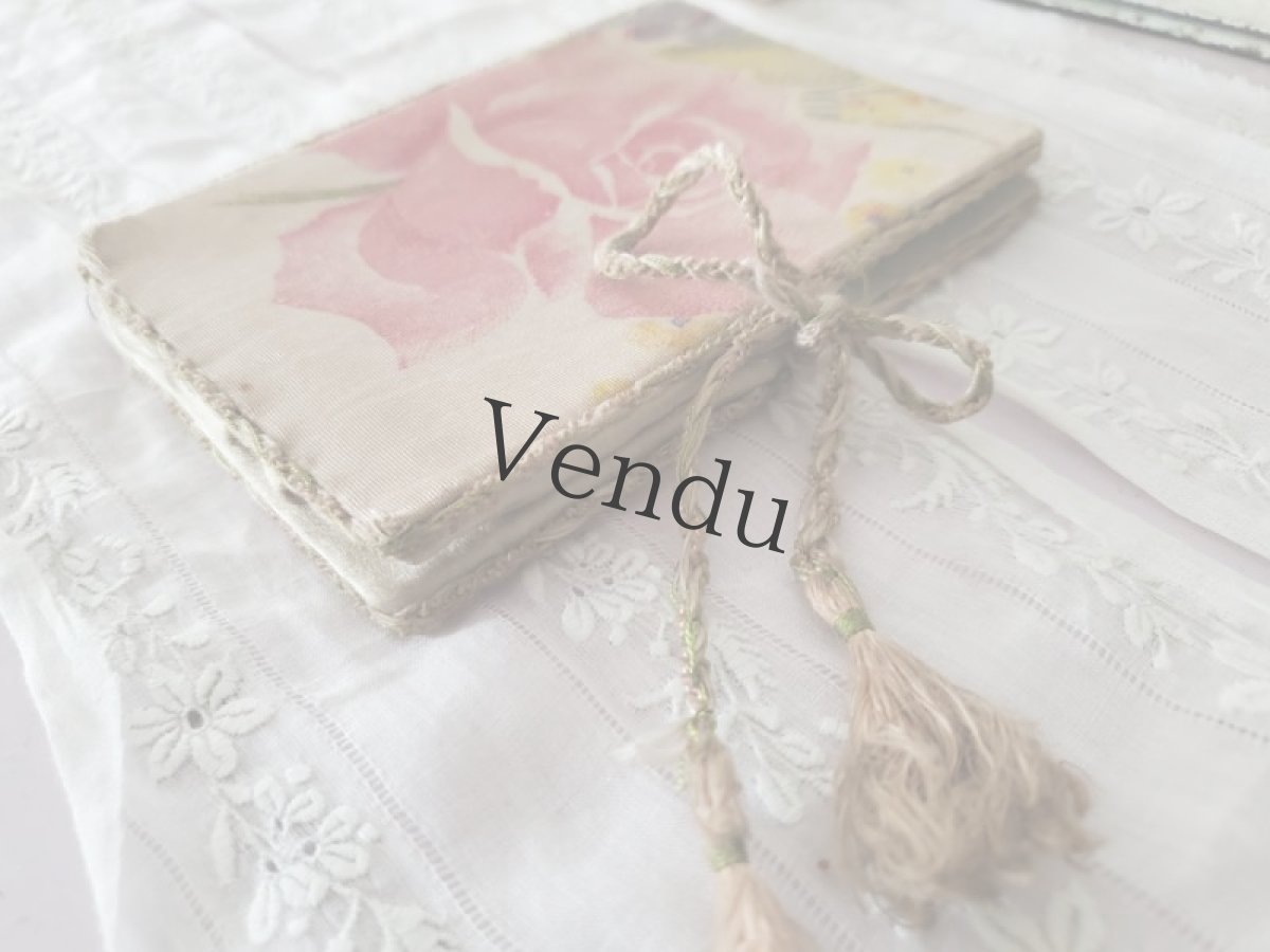 画像4: フランスアンティーク　ばらの表紙のニードルケース (4)