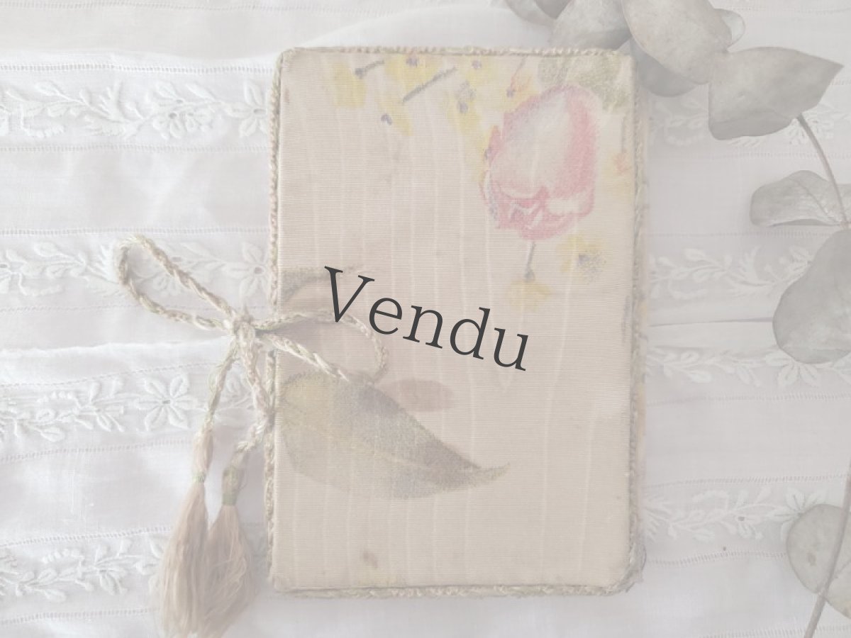 画像8: フランスアンティーク　ばらの表紙のニードルケース (8)