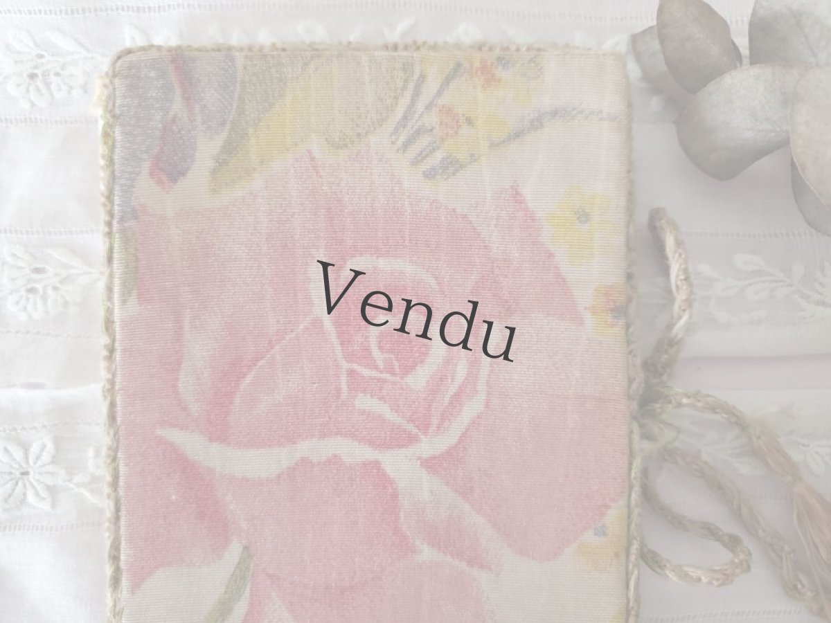 画像2: フランスアンティーク　ばらの表紙のニードルケース (2)