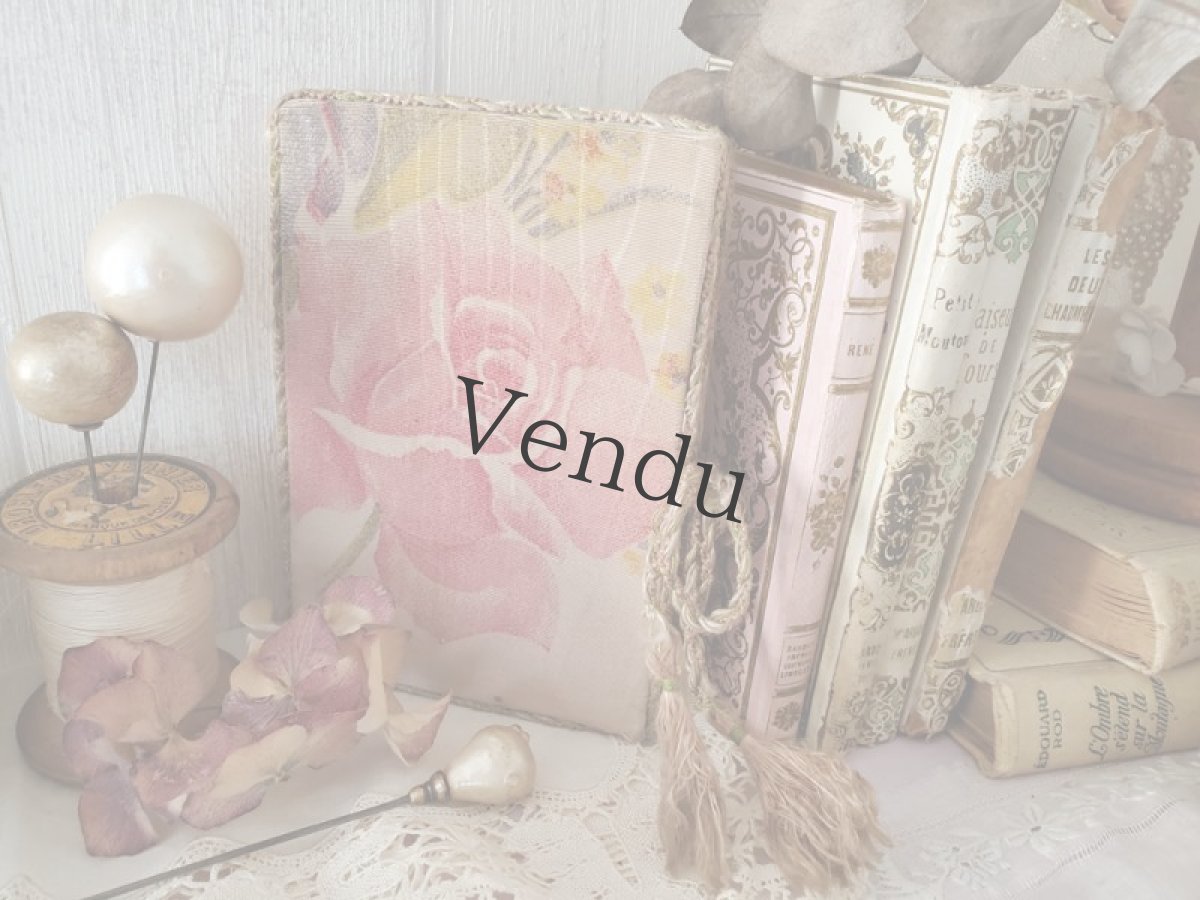 画像10: フランスアンティーク　ばらの表紙のニードルケース (10)