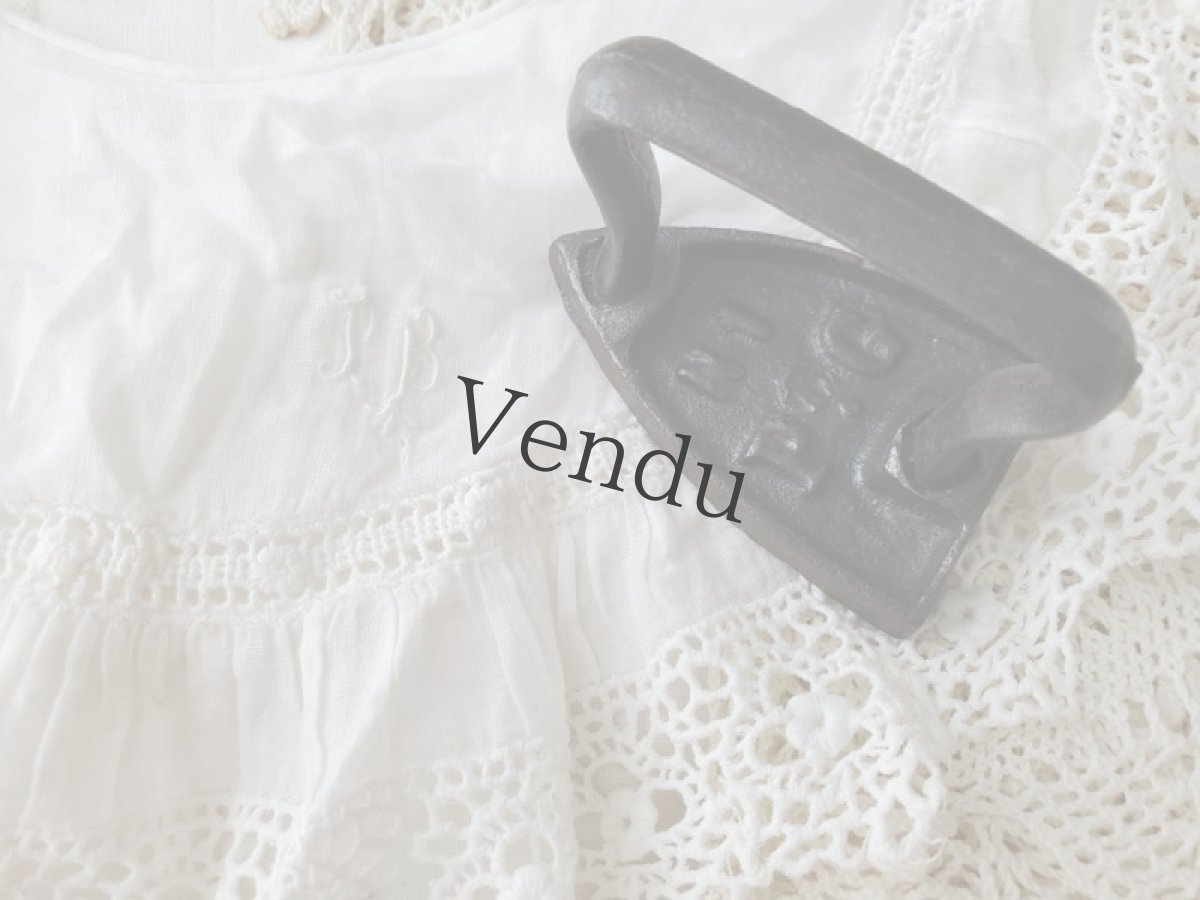 画像2: フランスアンティーク　アイアン製プチアイロン (2)