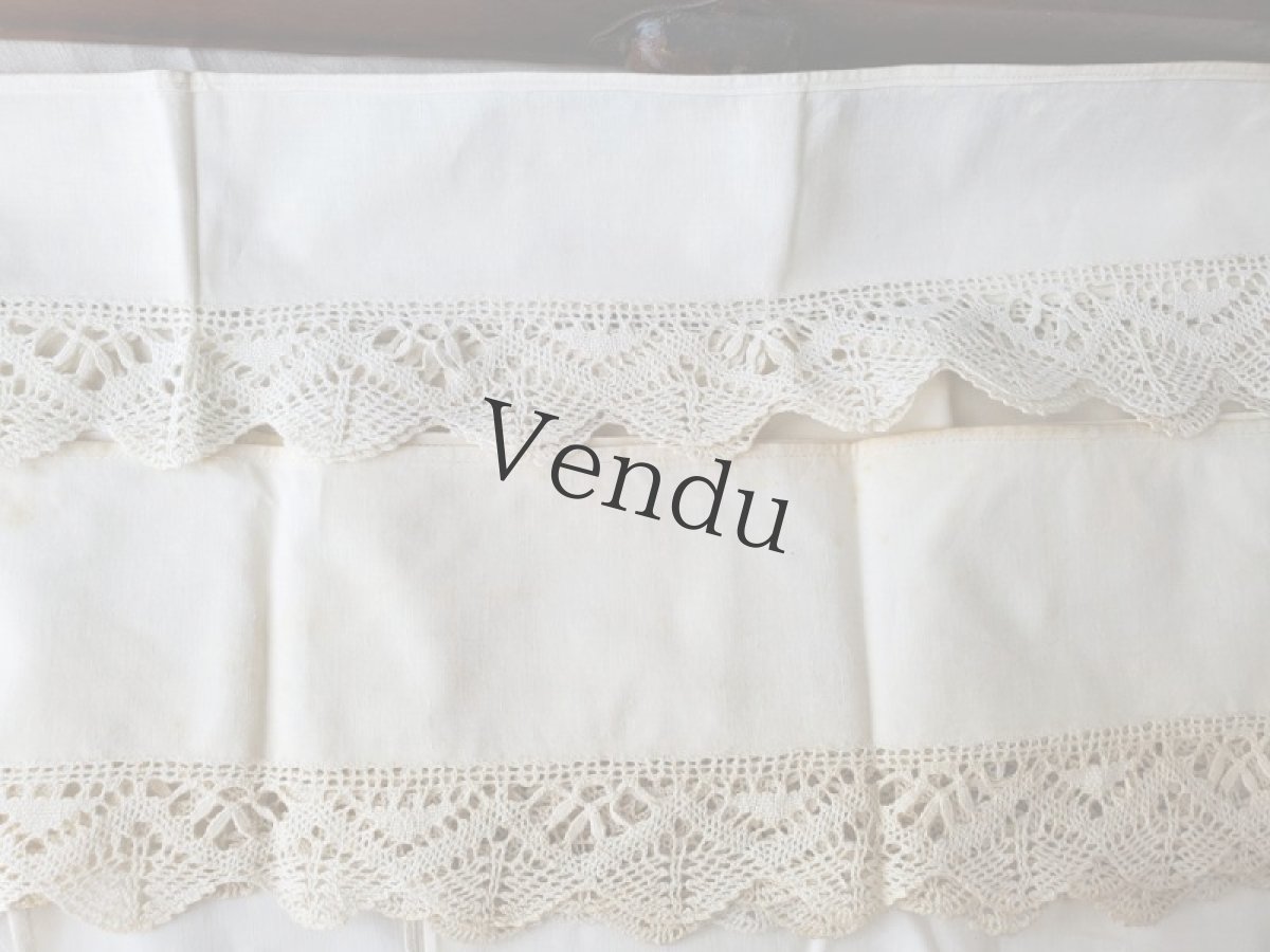 画像5: フランス蚤の市　端切れレースセット　ボタンつき A (5)