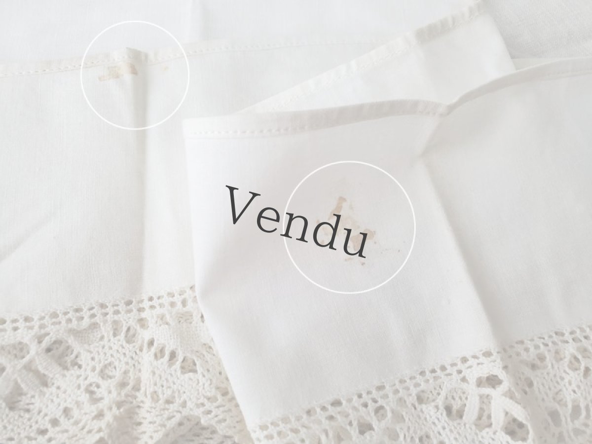 画像13: フランス蚤の市　端切れレースセット　ボタンつき A (13)