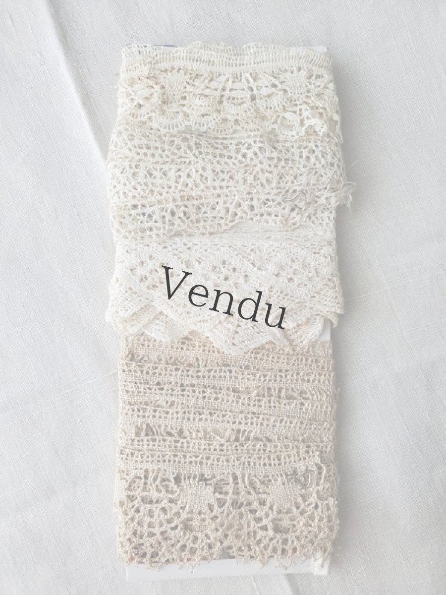 画像3: フランス蚤の市　レース＆メルスリーセット A (3)